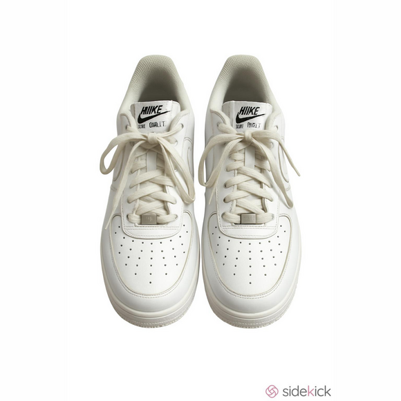 Nike Shoes - Nike Air Force 1 Mid White Leather Lace Up Shoes Size 6